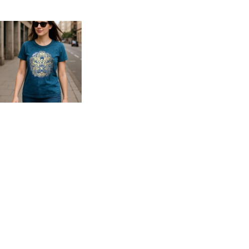 Unisex Stonewashed Nomad Sari T-Shirts (Hamsa) - X-Large 2