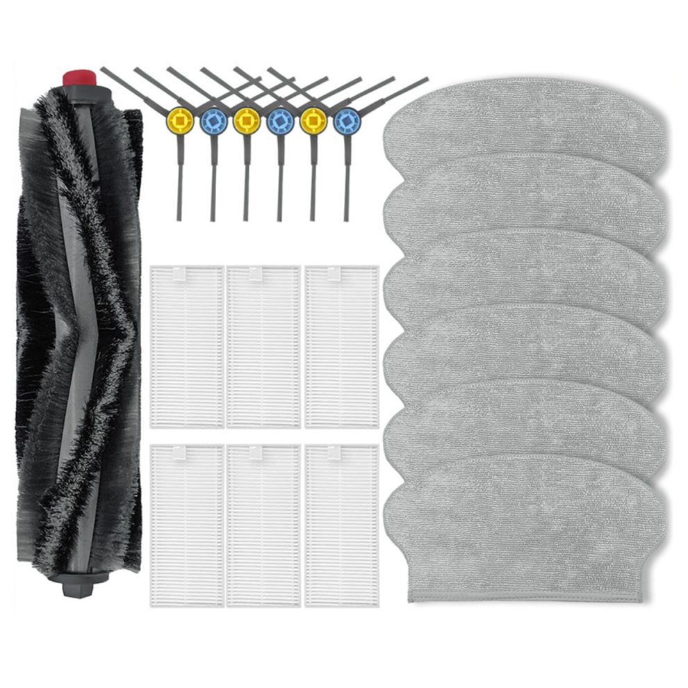 Wichtigsten Seite Pinsel Hepa-Filter Mopp Lappen Roboter Staubsauger Ersatzteil-image