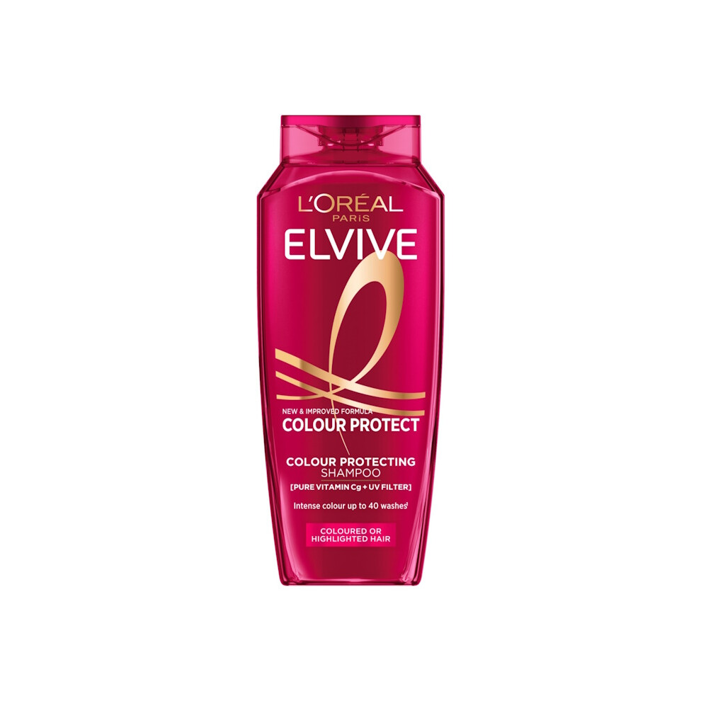 New L’oréal Paris L'oreal Paris Elvive Colour Protect Shampoo, 400 Ml Hj8u