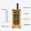 DC12V-48V Wireless Remote Control Overhead Travelling Crane System 6
