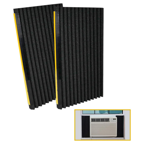 2PCS Window Air Conditioner Foam Insulation Panels, 1