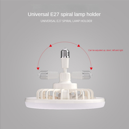 Ventilateur de plafond avec télécommande et éclairage LED 30 W Blanc 2