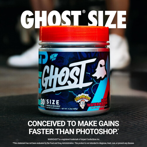 Ghost GHOST Size V3 Muscle Builder Dietary Supplement - Warheads 1