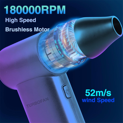 Electric Air Duster - 180000RPM Compressed Air Duster 1