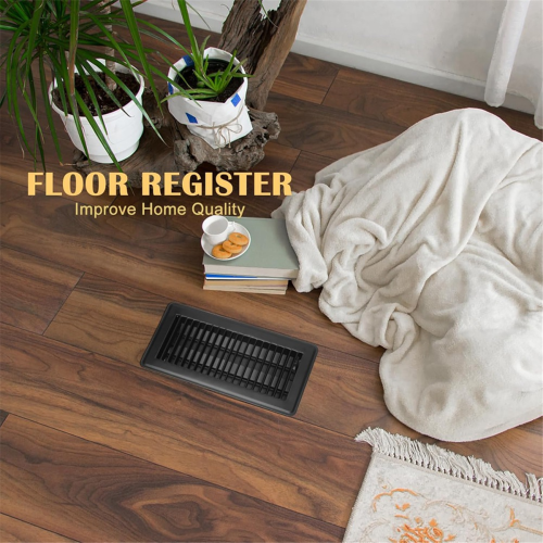 Registro de piso de 4 pe?as 4x10 polegadas, sa?das de ar de piso para servi?os pesados 2