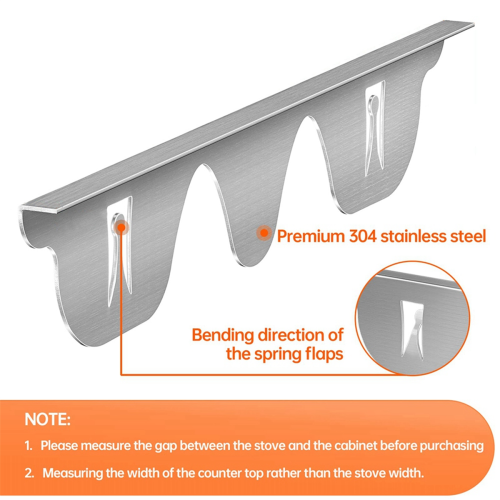 Stove Covers - 2PCS Stainless Steel Stove Side Guards 1