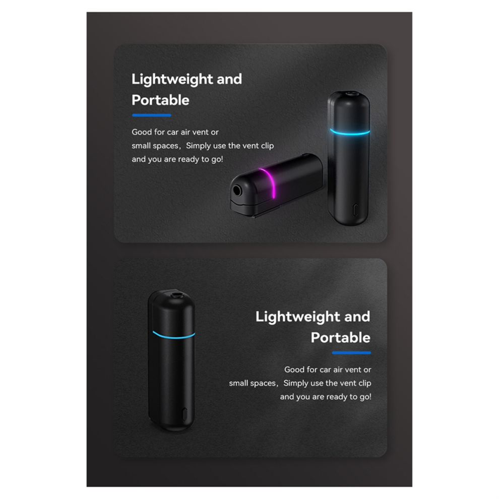 Car Aroma Diffuser Usb Rechargeable Scent Machine Fragrance Oil,A 4851325294904