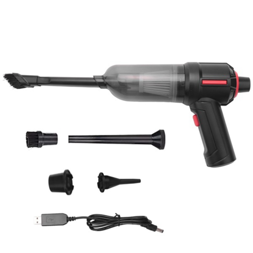 Compressed Air Duster & Mini Vacuum Keyboard Cleaner
