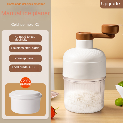 Ice Maker Manual Ice Crusher,Snow Cone Machine Household 2