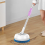 ceiling doors and , floor household cleaning tools blue 6