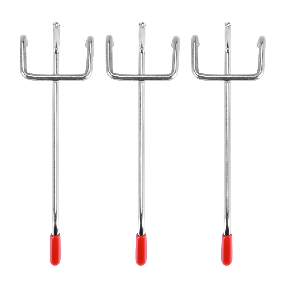 25Pcs 100Mm Pegboard Hooks Slat Wall Retail Display 4851325212656