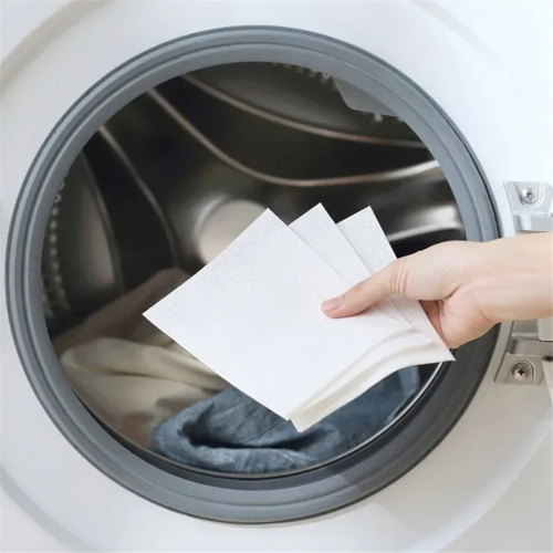 Χαρτί πλύσης ρούχων Αντιβαμμένο ύφασμα Laundry GrabberCloth Χρώμα 1