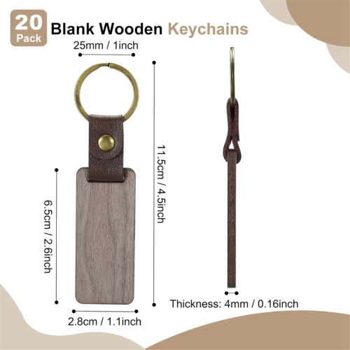 Houten sleutelhanger blanks Houten sleutelhanger blanks 2