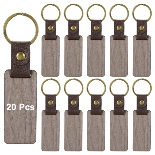 Houten sleutelhanger blanks Houten sleutelhanger blanks