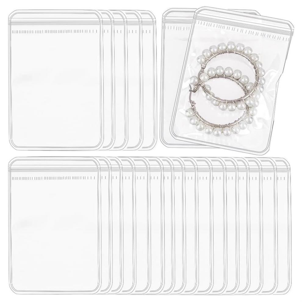 Photos - Other Office Equipment 100Pcs 2.8 X 4 Inch Jewelry Bags Clear Plastic Jewelry Bags