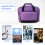 Projector Case Projector Bag with Accessories Storage Pockets Gray 5