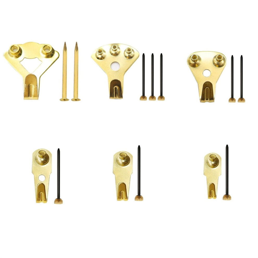 New Picture Frame Hook Heavy Duty Picture Hook Kit 10-100 Lbs 4851325215664