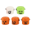 Pompoen Mini-emmer Miniatuur Halloween-emmers 1
