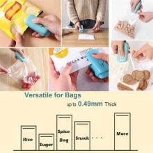 2PCS Mini Bag Sealer 2 in 1 Handheld Bag Sealer