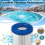 2-pack PRB25-IN filter voor spa-hottub vervangingsfilter 6