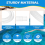 3Pcs 1.25in Pool Hose,59in Long Accessory Pool Pump Hoses 3