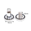 2Pcs Diving Diver BCD Backplate Soft Harness Book Screw Dive Assembly 3