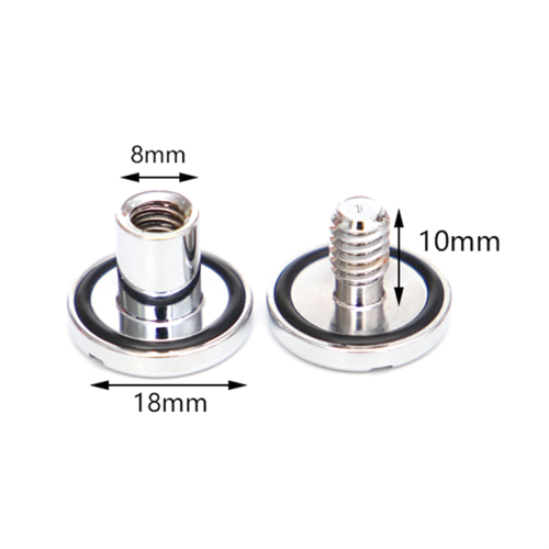 2Pcs Diving Diver BCD Backplate Soft Harness Book Screw Dive Assembly 2