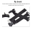 Backmount Fixed Strap Backpack Chest Strap Quick Release 3