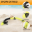 Σωλήνας ξηρού αναπνευστήρα Easy Breath Scuba Diving Splash Guard Top Valve A 6
