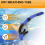 Σωλήνας ξηρού αναπνευστήρα Easy Breath Scuba Diving Splash Guard Top Valve B 4