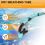 Σωλήνας ξηρού αναπνευστήρα Easy Breath Scuba Diving Splash Guard Top Valve D 4