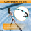 Σωλήνας ξηρού αναπνευστήρα Easy Breath Scuba Diving Splash Guard Top Valve D 5