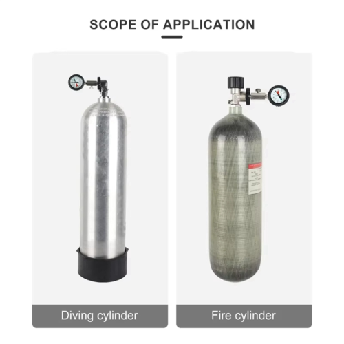 Strumenti per immersioni ad alta precisione, bombole d'aria, manometri 2