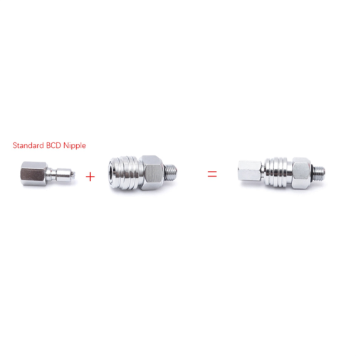 Connettore BCD standard maschio per immersioni subacquee 2
