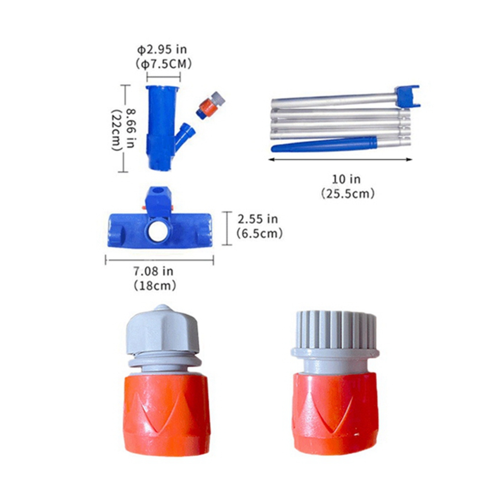 Kit de nettoyage pour aspirateur de piscine et fontaine de bassin (EU)