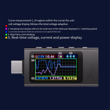 Medidor de energia tipo C KWS-X1 para ferramentas de eletricista