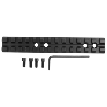 14 cm kikarsiktesfäste Picatinny / Rail Rail kikarsiktesfäste 13 platser Svart