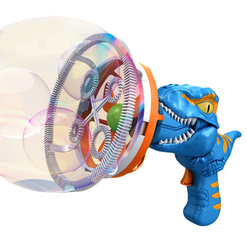 Electric Dinosaur Bubble Machine Bubble Dinosaur Pool Toys Blue