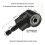 6Pcs Right Angle Drill Attachment Set with 105 Angle Drill Adapter 5