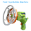 Electric Dinosaur Bubble Machine Bubble Dinosaur Pool Toys Blue 6