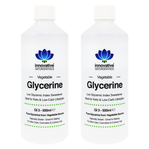 Vegetable Glycerine - 100% Pure - Multipurpose - 500ml - Pack Of 2