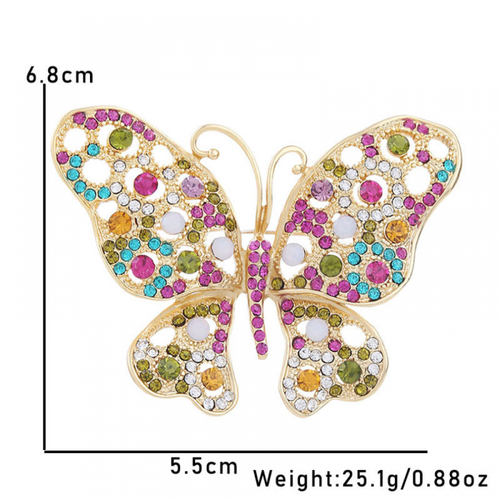 Broche papillon pour fille, une surprise de Noël