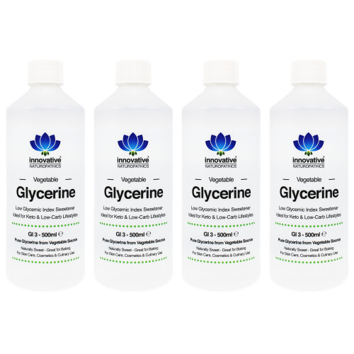 Vegetable Glycerine - 100% Pure - Multipurpose - Pack of 4