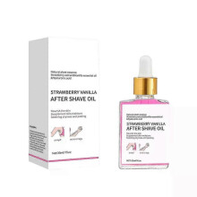(3pcs) Strawberry Vanilla After Shave Oil women for Smooth Skin, Soft Serve After Shave Oil, Prevent Ingrown Hairs & Dryness