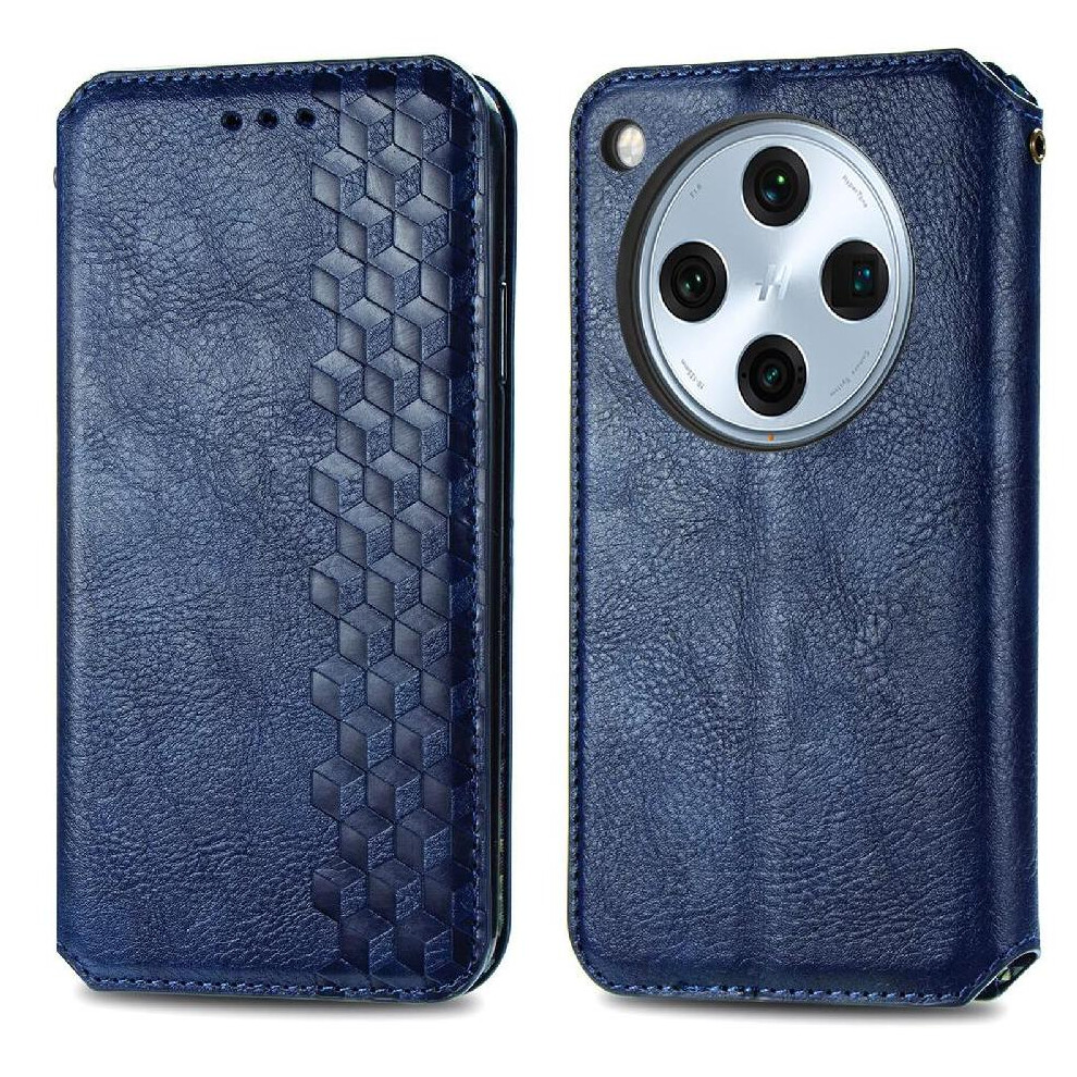 (Blue) Flip Case For Oppo Find X8s Fashion Design Leather Case Flip Cover Exquisite Business Wallet Function Blue 764563539635