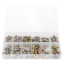 (As show, One size) 130pcs 45 Degree and Straight Type Grease Nipple Hydraulic Zerk Fitting compatible with Hose Tube