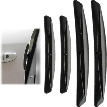 Car Door Protector, 4 Pcs Door Edge Protectors Anti-Collision Strip, Door Edge Protection Strip, Can Be Used in Various Cars (Black)