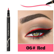 (06#) DNM Colorful Liquid Eyeliner Eye Liner Pen Long Lasting Eyes Makeup Waterproof