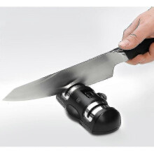 Xiaomi Professional Kitchen Knife Sharpener Manual Sharpener for Stainless Steel And Ceramic Knives Of All Sizes,black Non-slip Base