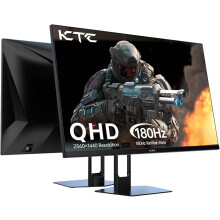 KTC Gaming Monitor 27 Inch, 2K@180Hz QHD 1440P Monitor with Fast IPS Panel, 1ms MPRT, FreeSync/G-Sync, HDR10, 124% sRGB, VESA, PS5, Xbox and More